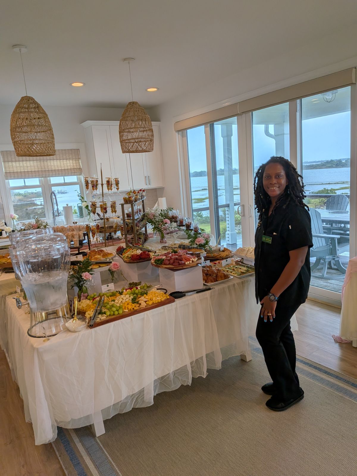 Elegant catered dish and details by Castle Gardens ILM